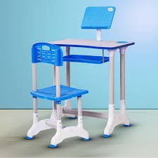 Height Adjustable Study Table with Chair